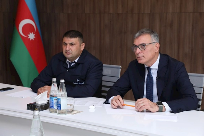 Baş direktor Şəki şəhərində vətəndaş qəbulu keçirib — FOTOLAR