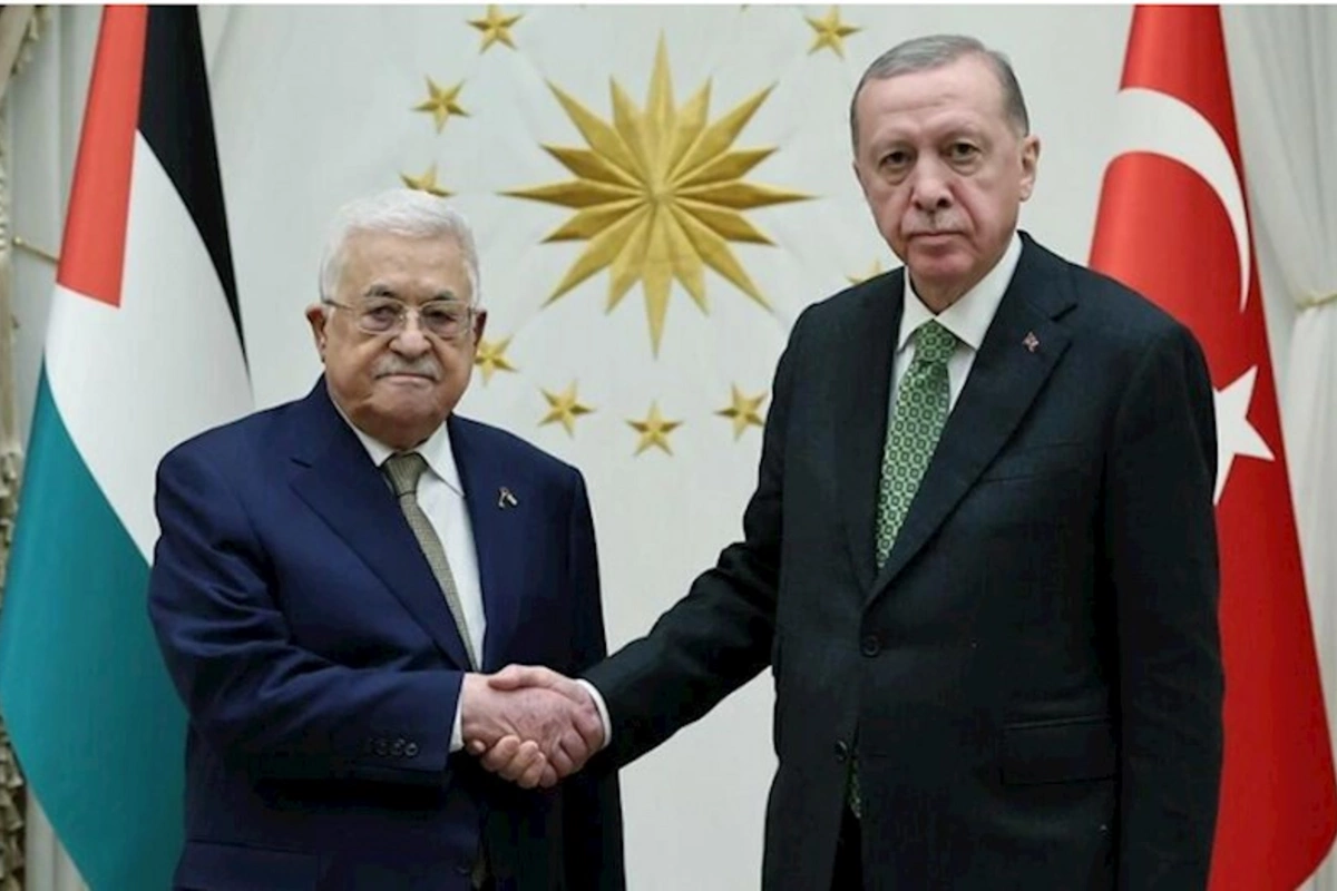 Ərdoğan Mahmud Abbasla görüşdü