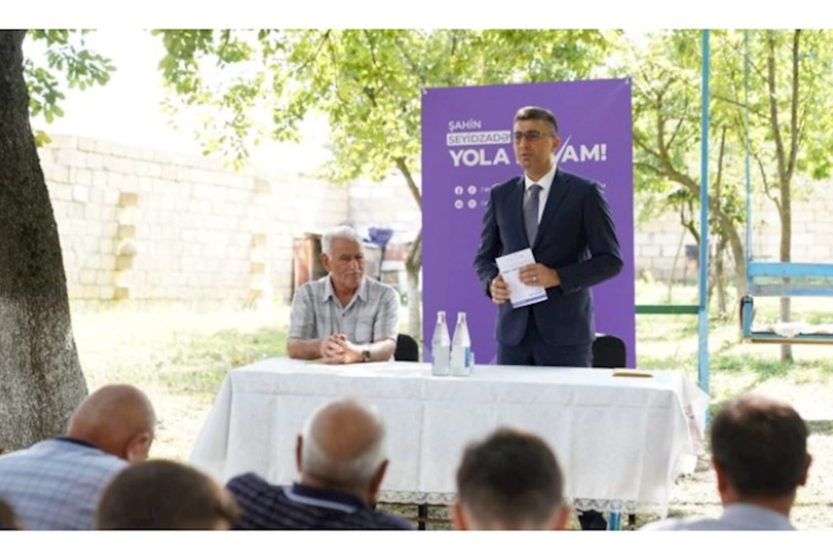 Şahin Seyidzadə Bizlan və zərgəranlı seçicilərlə görüşdü — FOTO