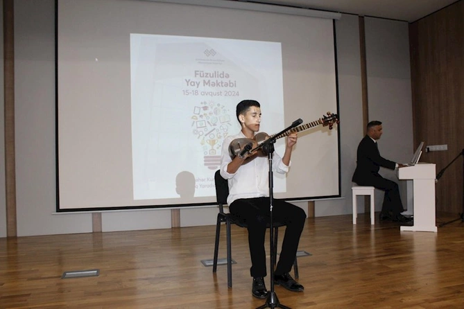 “Füzulidə yay məktəbi” layihəsinin açılış mərasimi oldu — FOTOLAR
