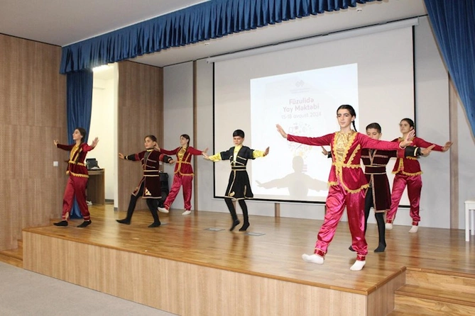“Füzulidə yay məktəbi” layihəsinin açılış mərasimi oldu — FOTOLAR