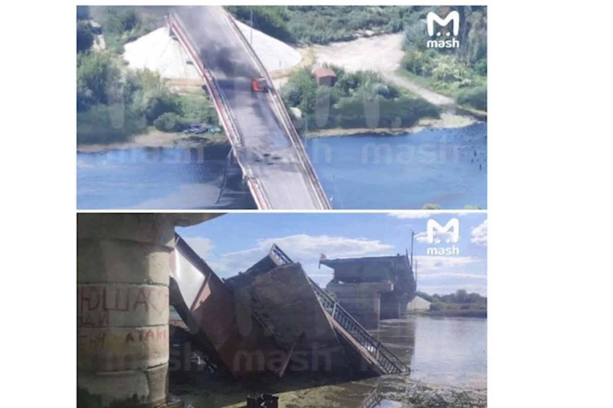 Ukrayna Kurskda körpünü dağıtdı, 700 rus əsgəri mühasirəyə düşdü