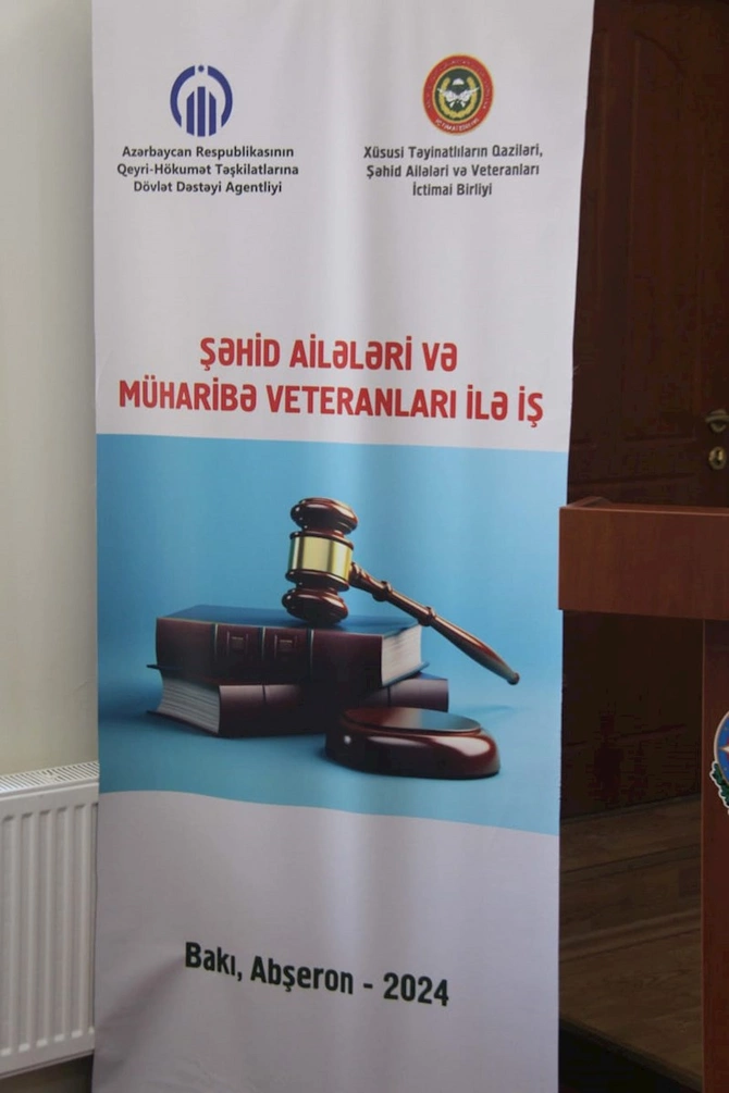 “Şəhid ailələri və müharibə veteranları ilə iş” adlı layihə davam edir — FOTOLAR “Şəhid ailələri və müharibə veteranları ilə iş” adlı layihə davam edir — FOTOLAR