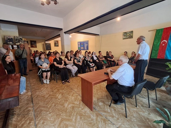 Qüdrət Həsənquliyevin seçki kampaniyası çərçivəsində seçicilərlə görüş keçirilib — FOTOLAR