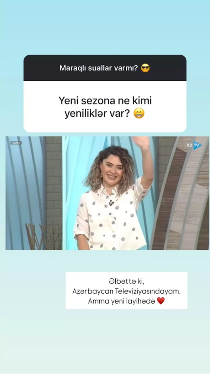 AzTV-də verilişindən getdi — FOTO AzTV-də verilişindən getdi — FOTO