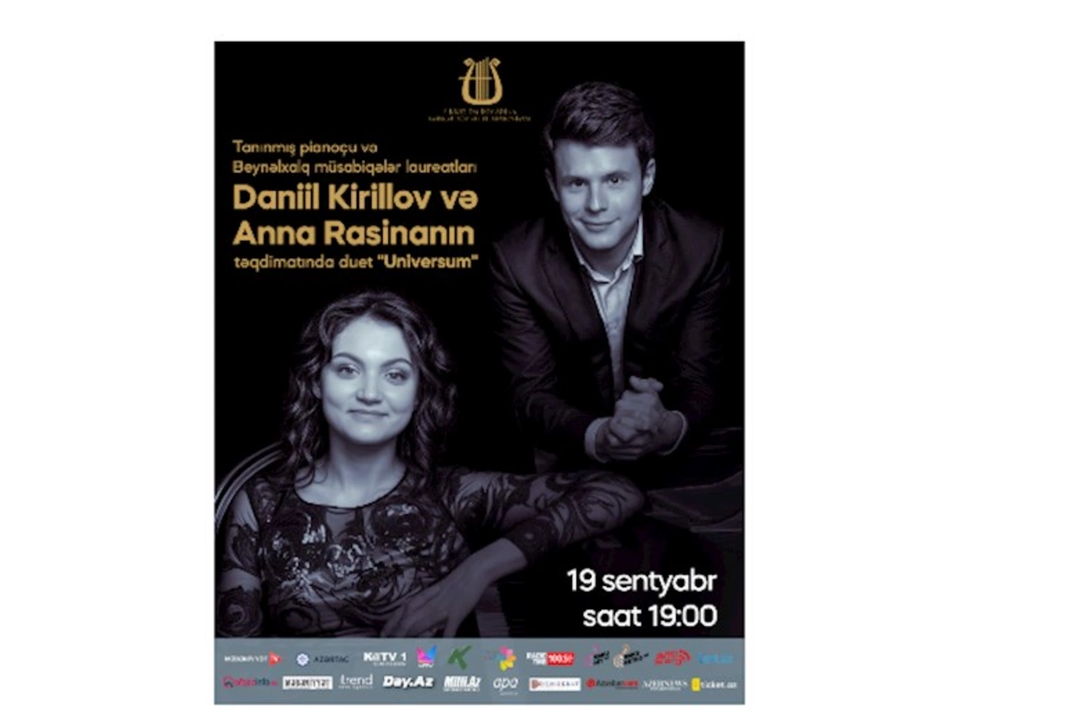 Gəncə Dövlət Filarmoniyasında Danil Kirillov və Anna Rasina konsert proqramı ilə çıxış edəcəklər — VİDEO