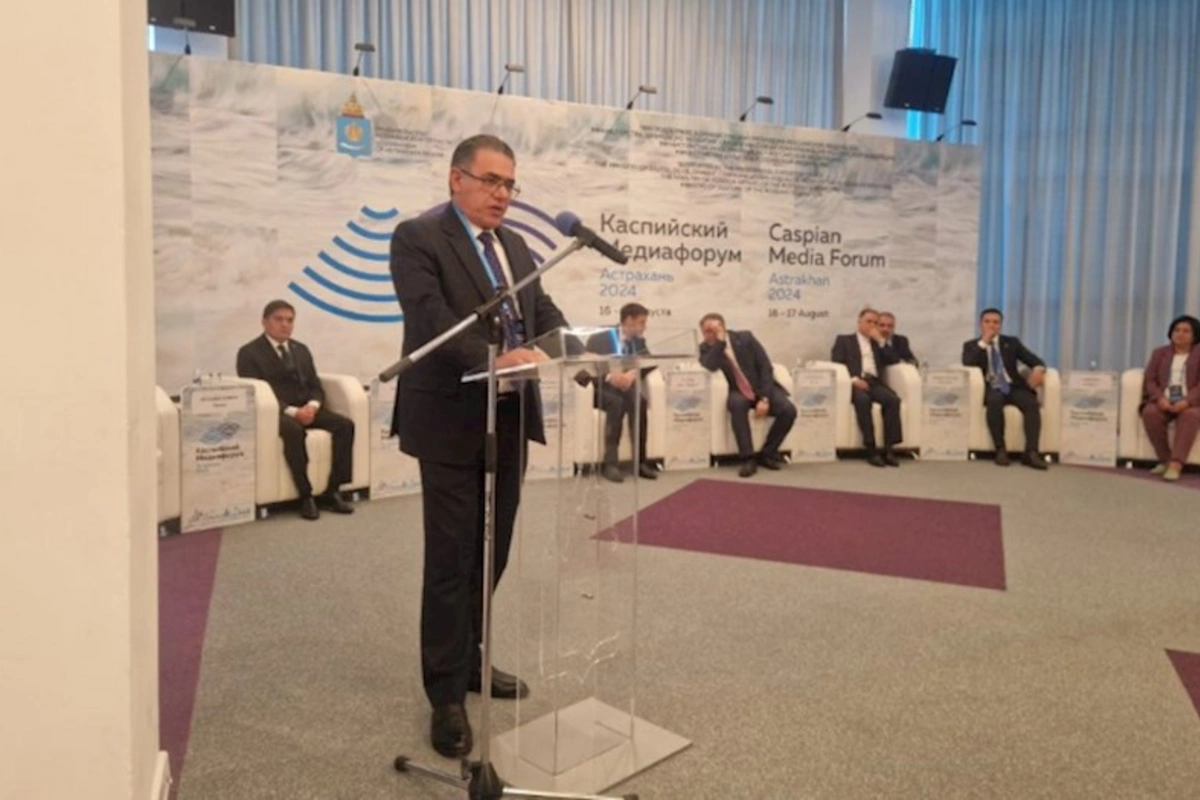 Azərbaycan nümayəndə heyəti Həştərxanda keçirilən IX Xəzər Media Forumunda iştirak edir