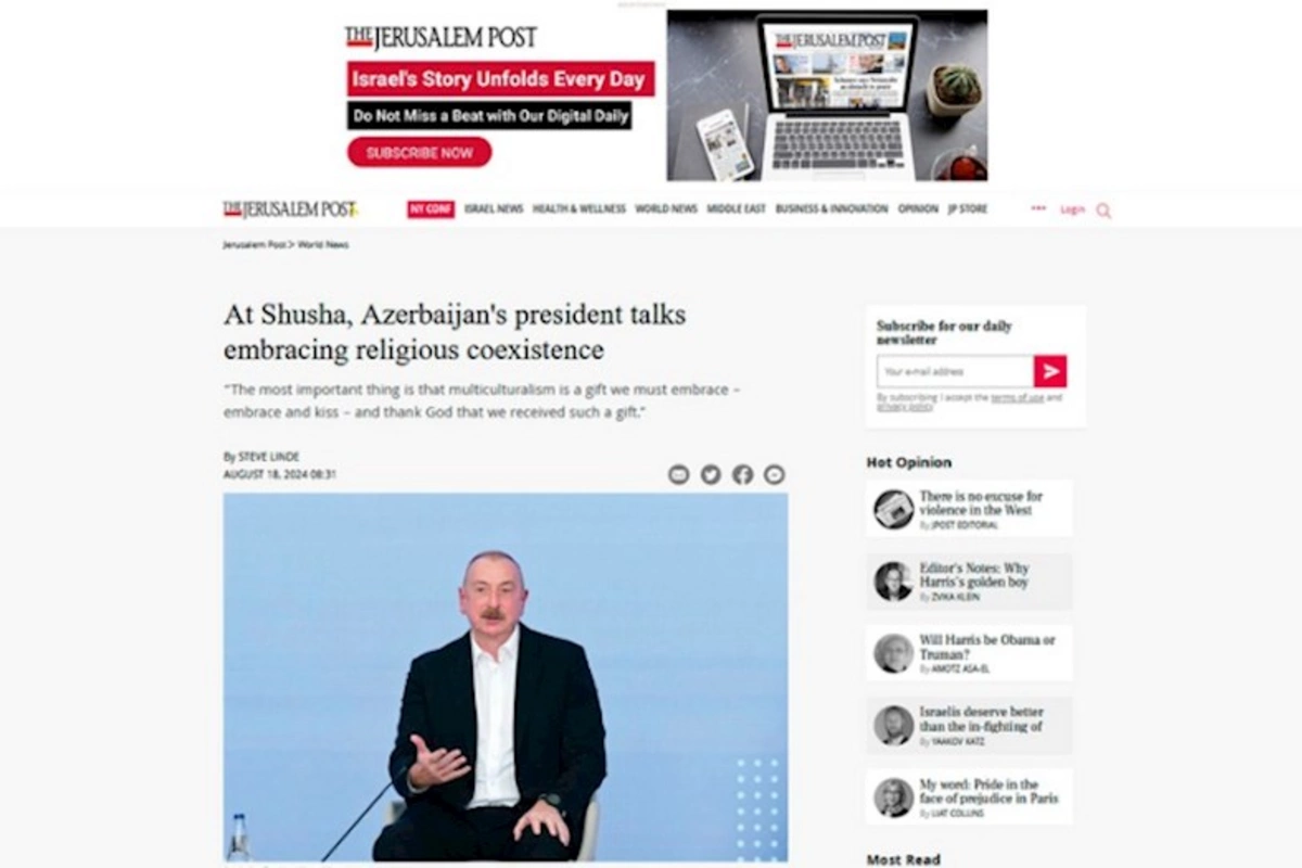 Şuşa Media Forumu beynəlxalq mediada rezonans yaratmaqda davam edir
