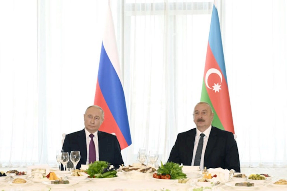 Putinin şərəfinə dövlət ziyafəti verilib — FOTOLAR (YENİLƏNİB)