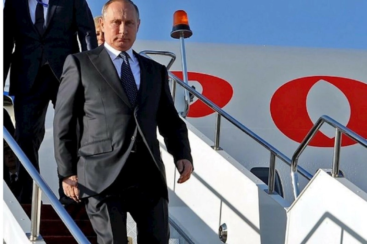 Putin Qazaxıstanda səfərdədir
