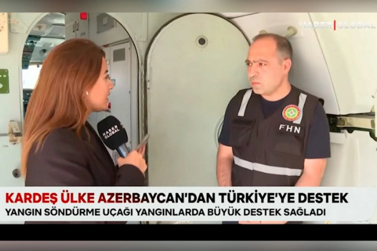 Azərbaycan meşə yanğınlarına qarşı mübarizədə Türkiyəyə böyük dəstək verir — VİDEO