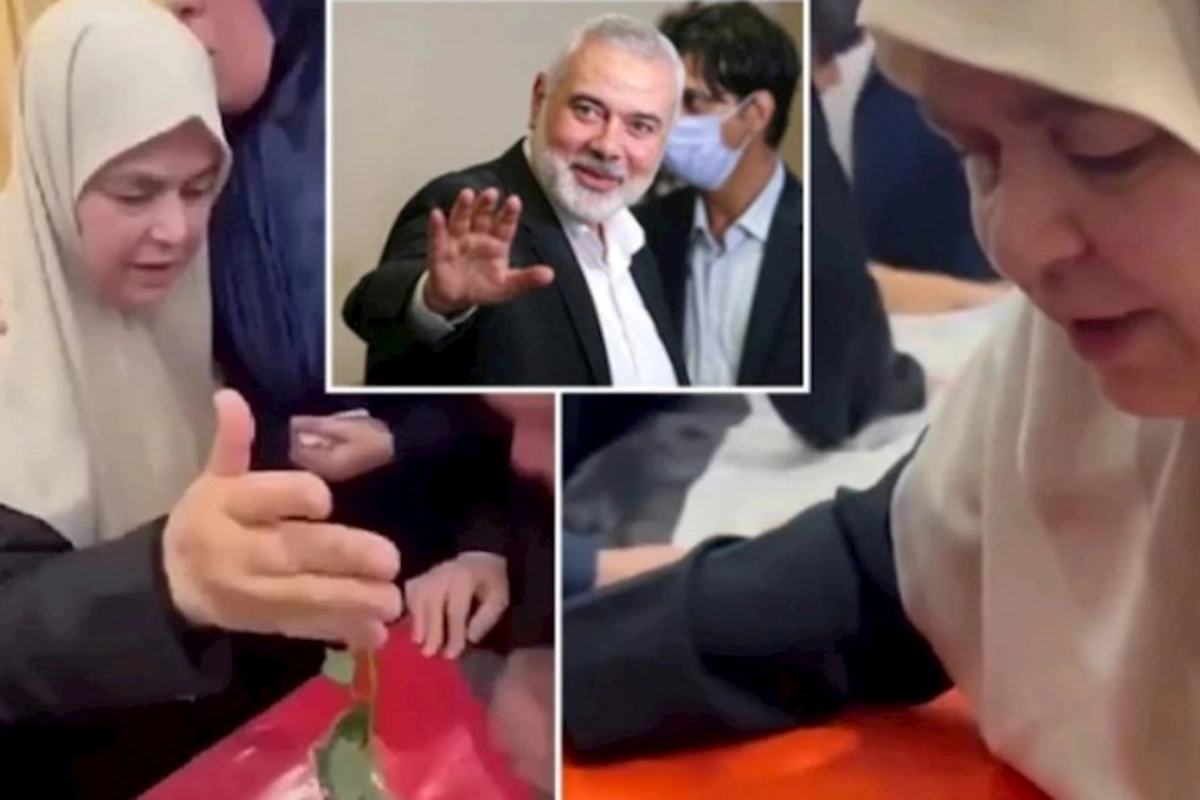 Haniyənin cənazəsinin Dohaya gətirildiyi görüntülər yayıldı: Həyat yoldaşından təsirli vidalaşma — VİDEO