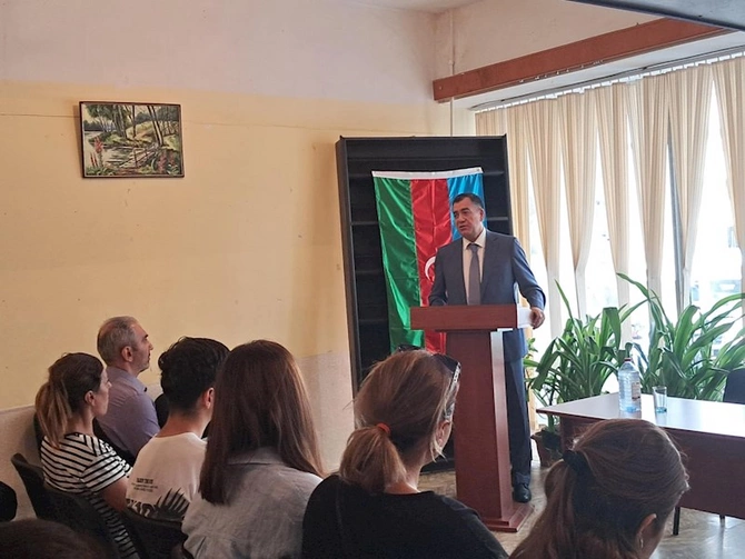 Qüdrət Həsənquliyev seçicilərlə görüş keçirib — FOTOLAR