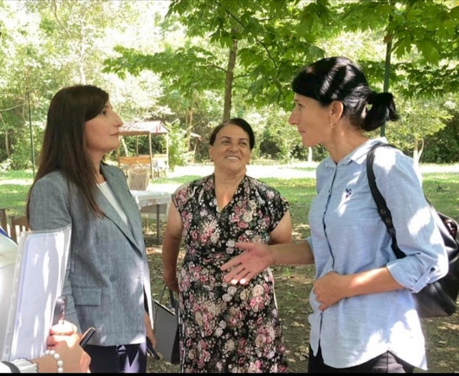 Deputatlığa namizəd Sevil Mikayılova seçiciləri ilə görüşüb — FOTOLAR
