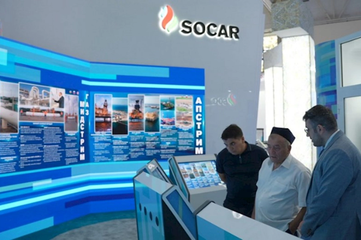SOCAR Özbəkistanda “İqtisadiyyatın əsas istiqamətləri – ümumi rifaha doğru addım” sərgisinə qatılıb