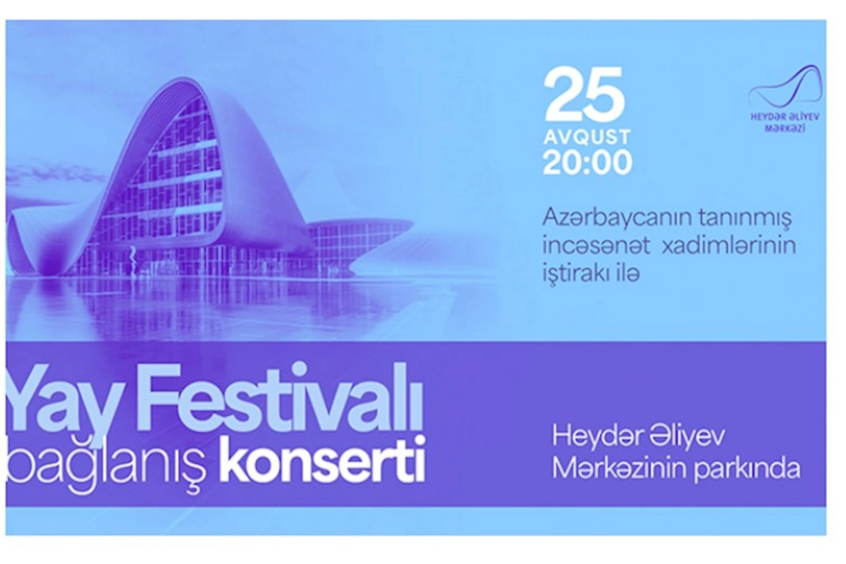 Heydər Əliyev Mərkəzinin parkında konsert olacaq