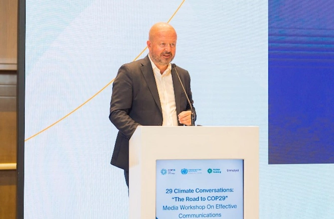 COP29 ərəfəsində media üçün effektiv kommunikasiya strategiyaları mövzusunda seminar təşkil edilib — FOTOLAR COP29 ərəfəsində media üçün effektiv kommunikasiya strategiyaları mövzusunda seminar təşkil edilib — FOTOLAR