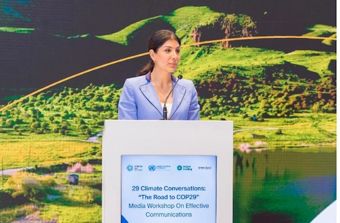 COP29 ərəfəsində media üçün effektiv kommunikasiya strategiyaları mövzusunda seminar təşkil edilib — FOTOLAR COP29 ərəfəsində media üçün effektiv kommunikasiya strategiyaları mövzusunda seminar təşkil edilib — FOTOLAR