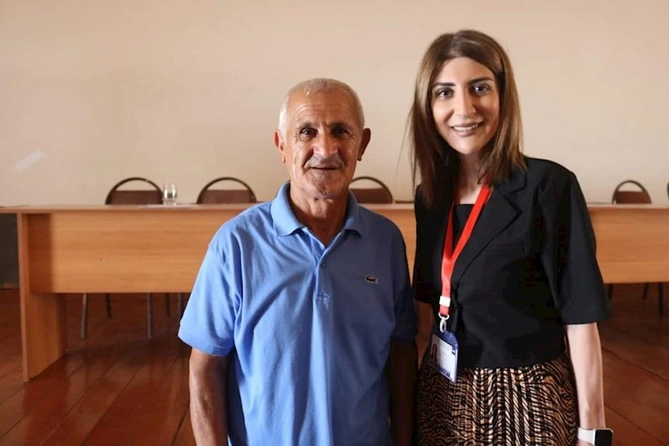 Günay Ağamalı Salyan rayonunda ziyalılar, ictimaiyyət nümayəndələri və seçicilərlə görüşü — FOTOLAR (VİDEO)