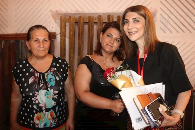 Günay Ağamalı Salyan rayonunda ziyalılar, ictimaiyyət nümayəndələri və seçicilərlə görüşü — FOTOLAR (VİDEO)