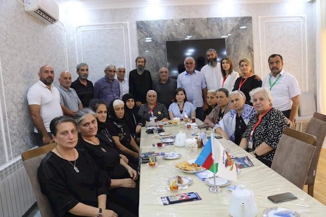 Deputatlığa namizəd Günay Ağamalı şəhid ailələri ilə görüşdü — FOTOLAR (VİDEO)