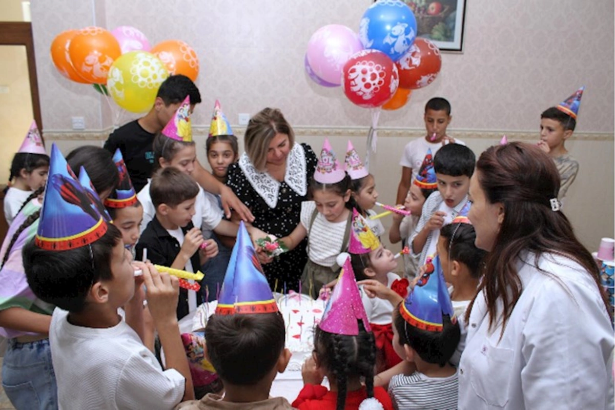 Heydər Əliyev Fondu Şəkidə xüsusi qayğıya ehtiyacı olan uşaqları sevindirdi — FOTOLAR