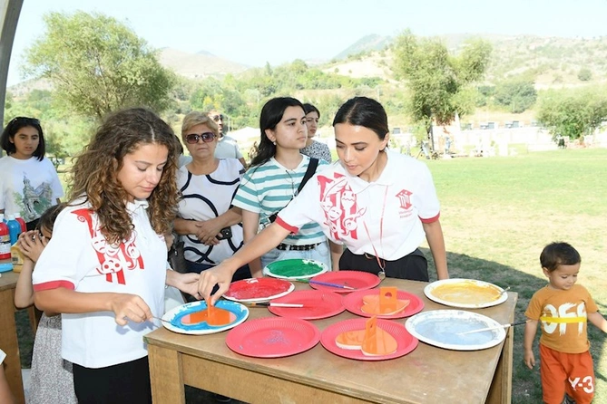 Laçın Şəhəri Günü Həkəri çayının sahilində müxtəlif tədbirlərlə davam edib — FOTOLAR