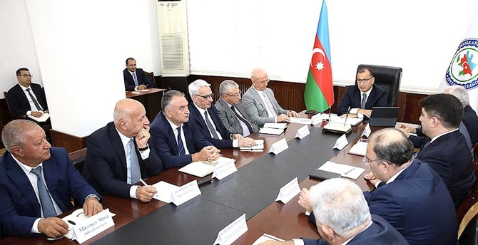 AHİK sədri Sahib Məmmədov Konfederasiyaya üzv təşkilatların sədrləri ilə görüş keçirdi — FOTOLAR