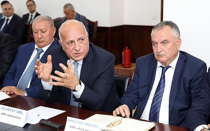 AHİK sədri Sahib Məmmədov Konfederasiyaya üzv təşkilatların sədrləri ilə görüş keçirdi — FOTOLAR