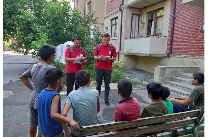 Keçmiş məcburi köçkünlər üçün mina təhlükəsinə dair təlimlər keçirilib — FOTOLAR