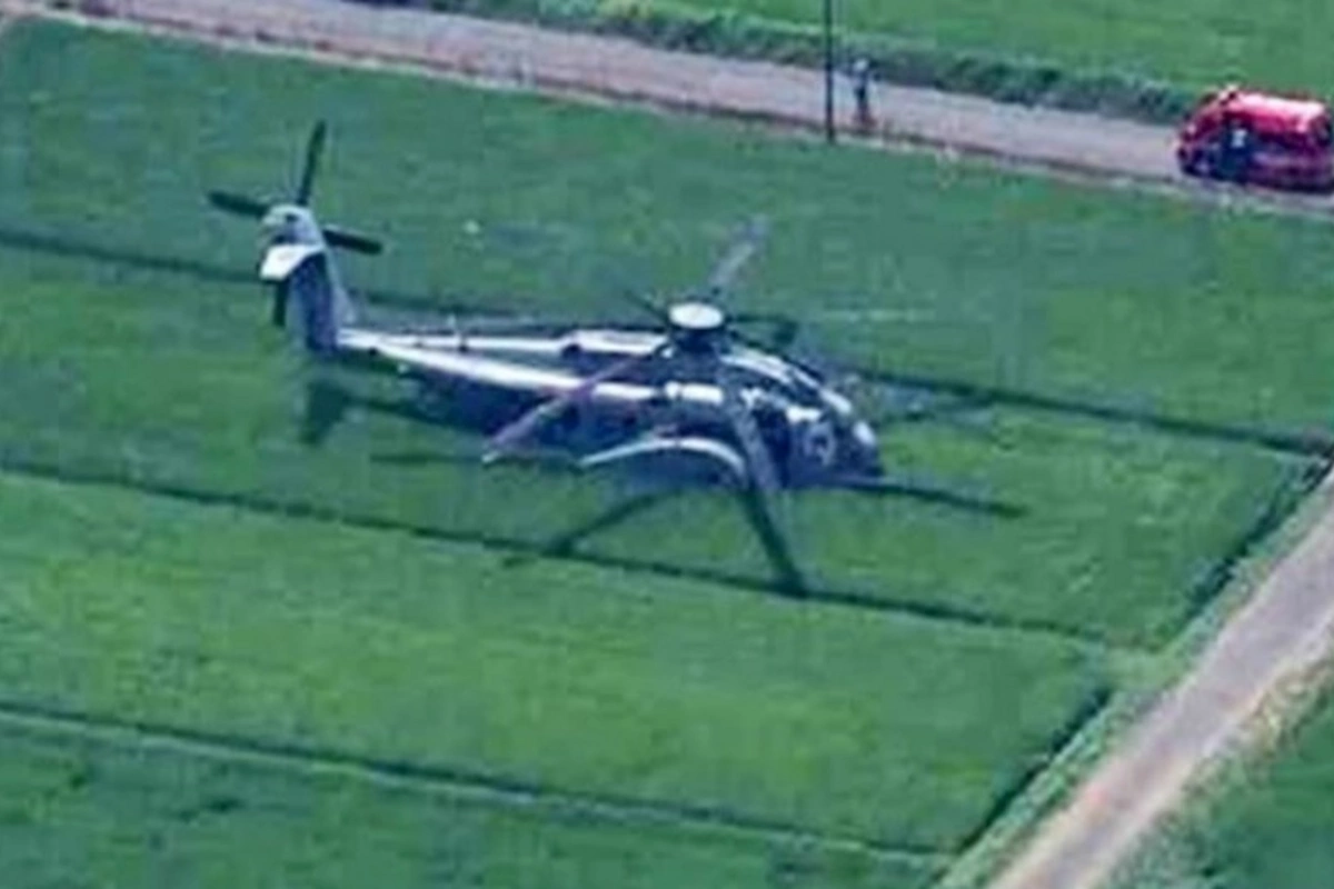 ABŞ hərbi helikopteri təcili eniş etdi