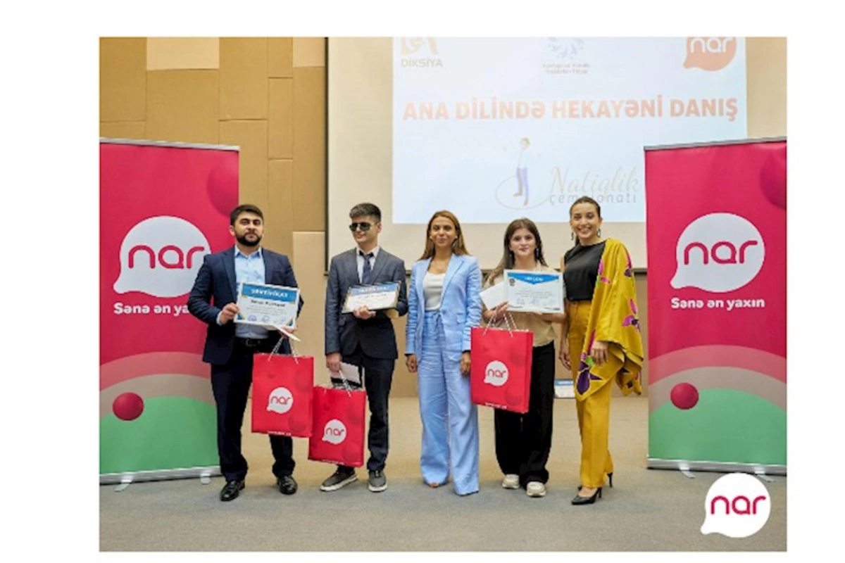 “Nar”ın dəstəyi ilə Azərbaycan əlifbası və Azərbaycan dili günündə natiqlik çempionatının qalibləri mükafatlandırıldı