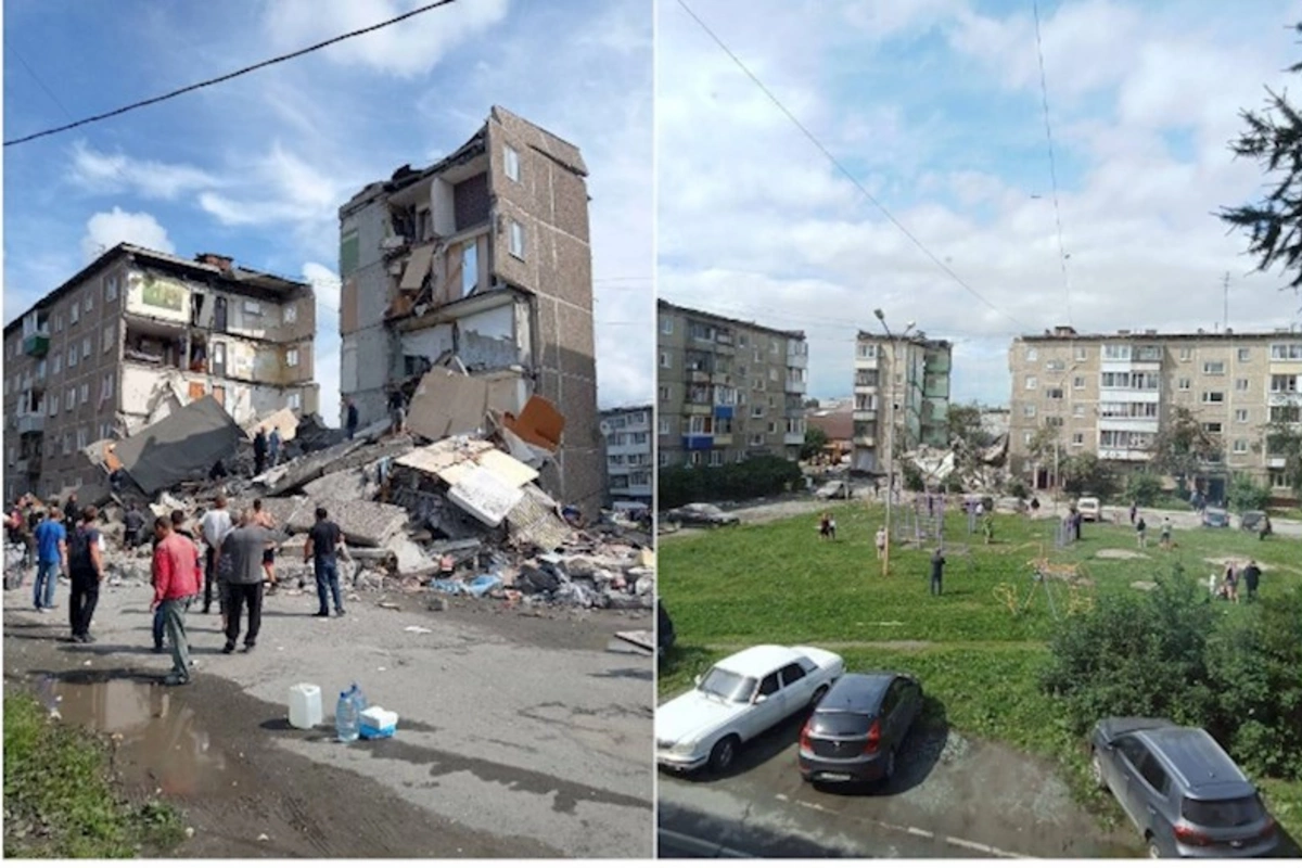 Rusiyada binada partlayışda ölənlərin sayı 10-a çatıb, onlardan 5-i uşaqdır