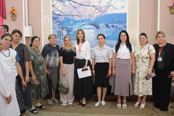 Günay Ağamalı Salyan rayonunun Sarvan kəndində seçicilərlə görüş keçirdi — FOTOLAR (VİDEO)