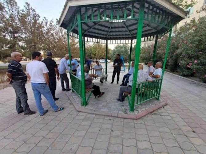 Deputatlığa namizəd Peyman Sadıqovun görüşləri davam edir — FOTOLAR