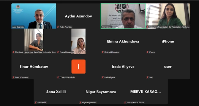 Vəkillər Kollegiyasının sədri və əməkdaşları beynəlxalq konfransda məruzələrlə çıxış edib — FOTOLAR