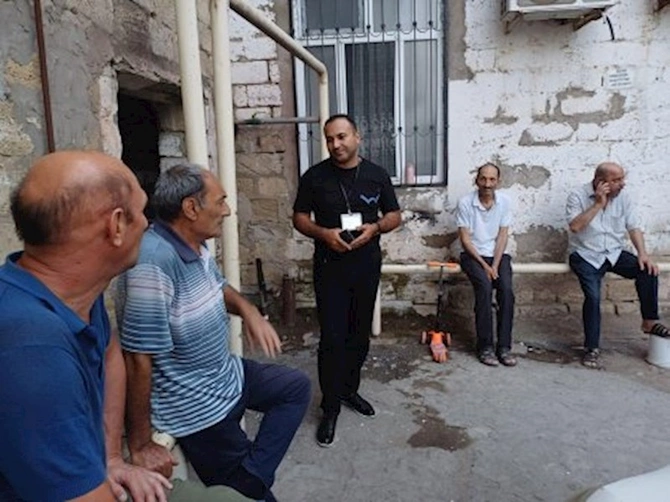 Deputatlığa namizəd Peyman Sadıqovun görüşləri davam edir — FOTOLAR