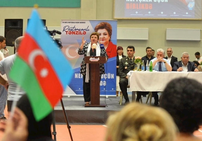 Tənzilə Rüstəmxanlı təşviqat kampaniyasını uğurla yekunlaşdırdı — Neftçala üçün birlikdə!