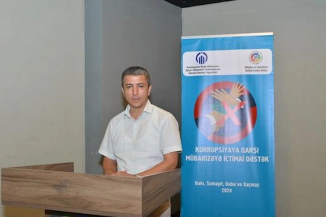 “Korrupsiya ilə mübarizəyə ictimai dəstək” layihəsi çərçivəsində yekun tədbir keçirilib — FOTOLAR