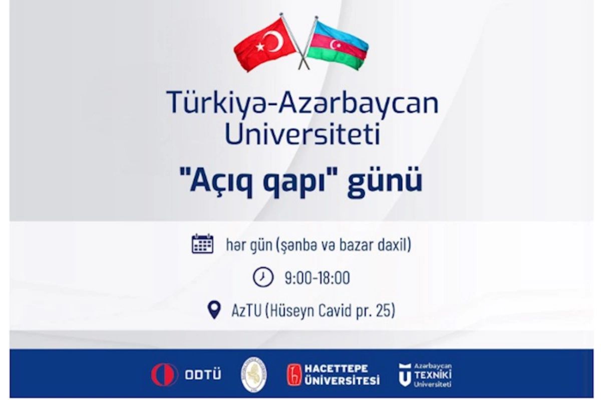 Türkiyə-Azərbaycan Universiteti ilə bağlı “Açıq qapı” günü keçirilir