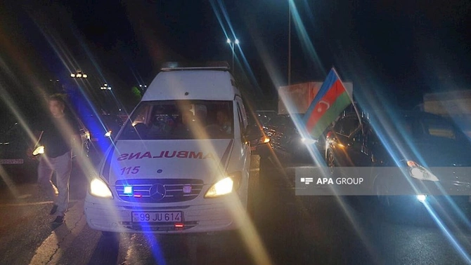 Laçında itkin düşən hərbçilərdən birinin meyit qalıqları ailəsinə təhvil verildi — FOTOLAR