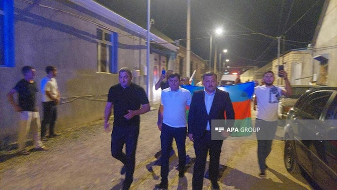 Laçında itkin düşən hərbçilərdən birinin meyit qalıqları ailəsinə təhvil verildi — FOTOLAR
