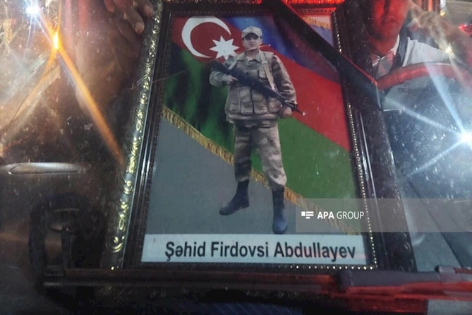 Laçında itkin düşən hərbçilərdən birinin meyit qalıqları ailəsinə təhvil verildi — FOTOLAR
