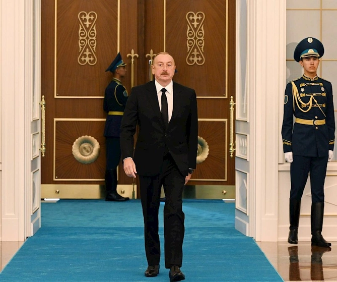 Prezident Astanada mühüm görüşdə iştirak etdi — YENİLƏNDİ (FOTOLAR)