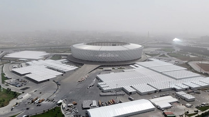 İlham Əliyev Bakı Olimpiya Stadionunda — FOTOLAR İlham Əliyev Bakı Olimpiya Stadionunda — FOTOLAR