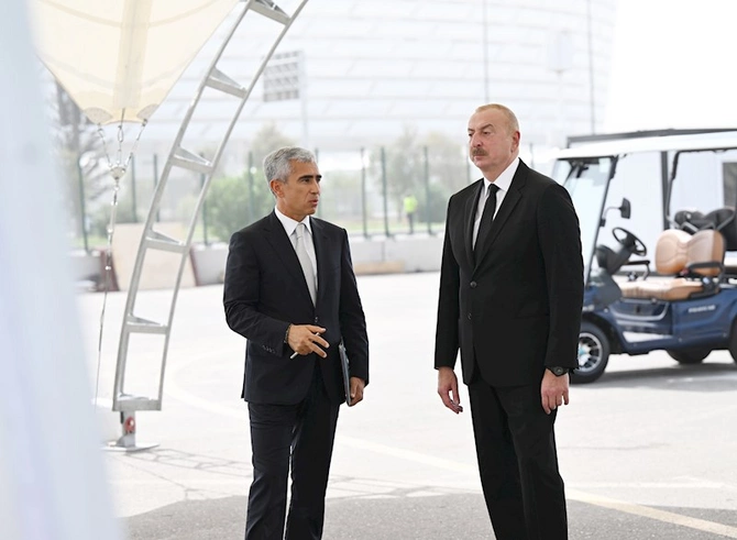 İlham Əliyev Bakı Olimpiya Stadionunda — FOTOLAR İlham Əliyev Bakı Olimpiya Stadionunda — FOTOLAR