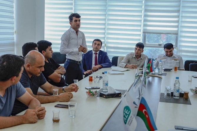“İnkişafa Doğru” İmkansız Ailələrə Sosial Yardım və Hüquqi Maarifləndirmə İB-dən Şirvanda veteranlara hüquqi xidmət — FOTOLAR