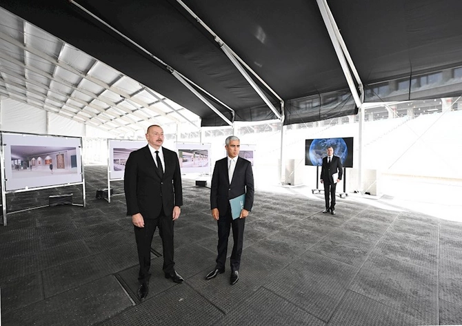 İlham Əliyev Bakı Olimpiya Stadionunda — FOTOLAR İlham Əliyev Bakı Olimpiya Stadionunda — FOTOLAR