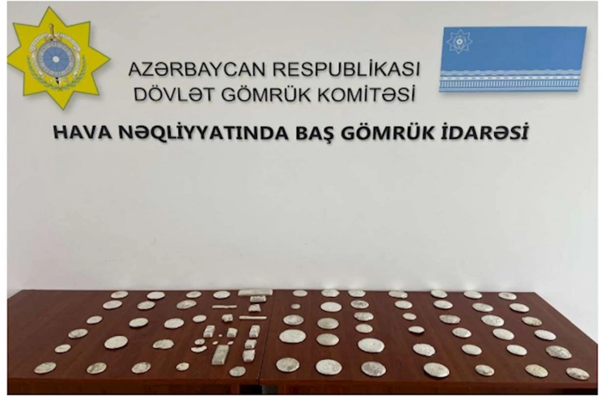 Gömrük nəzarətindən gizlədilən 25 kiloqram gümüş aşkarlandı