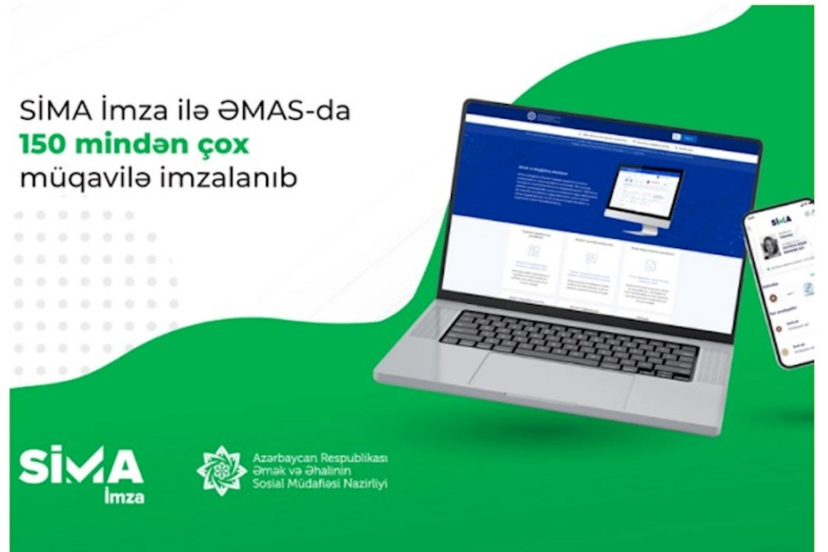 “SİMA İmza” ilə ƏMAS-da 150 mindən çox müqavilə imzalanıb